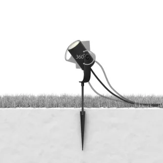 PHILIPS Lily Outdoor Strahler, Hue White und Color Ambiance, 230V, 1x8W integrierte LED, Chrom matt, Auszug (1741530P7) PHILIPS Lily Outdoor Strahler, Hue White und Color Ambiance, 230V, 1x8W integrierte LED, Chrom matt, Auszug (1741530P7)