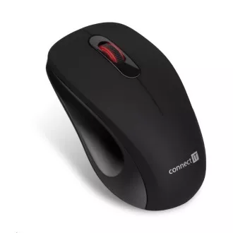 CONNECT IT "MUTE" kabellose optische Silent-Maus, USB, (+ 1x AA-Batterien frei), schwarz