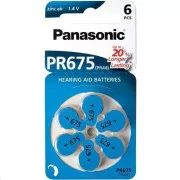 PANASONIC Zink-Luft-Batterie PR-675 (44) / 6LB AA 1, 2V (Blister 4 Stück)