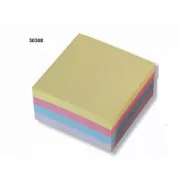 Selbstklebeblock 76x76mm 4 Pastellfarben 4x100 Blatt Concorde