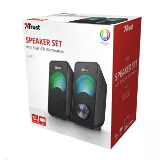 TRUST Arys Compact RGB 2.0 Lautsprecherset