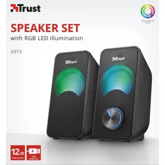 TRUST Arys Compact RGB 2.0 Lautsprecherset