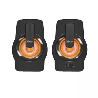 TRUST Gemi RGB 2.0 Lautsprecherset - schwarz