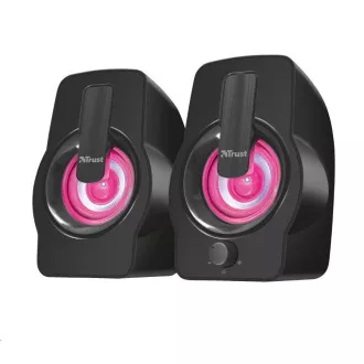 TRUST Gemi RGB 2.0 Lautsprecherset - schwarz