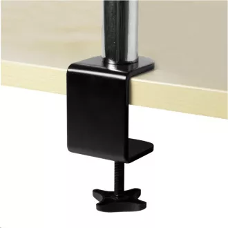 ARCTIC Tischhalter Z2 (Gen3) für 2x LCD bis 34", Tragkraft 2x15kg, 4x USB HUB, schwarz