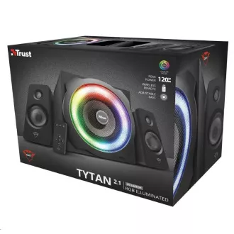 TRUST Speakers GXT 629 Tytan RGB beleuchtetes 2.1 Lautsprecherset