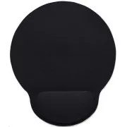 MANHATTAN Mauspad, Gel, schwarz
