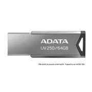 ADATA Flash Disk 32GB UV250, USB 2.0 Dash Drive, dunkelsilber