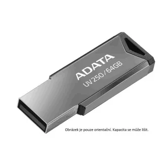 ADATA Flash Disk 32GB UV250, USB 2.0 Dash Drive, dunkelsilber