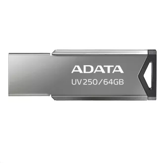 ADATA Flash Disk 64GB UV250, USB 2.0 Dash Drive, silber