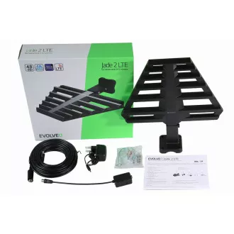 EVOLVEO Jade 2, aktive Außenantenne DVB-T2, LTE-Filter, 4G, 5G