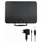 EVOLVEO Xany 2A, 230/5V, aktive Raumantenne FM/DAB /DVB-T2, LTE, 4G, 5G Filter