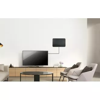 EVOLVEO Xany 2A, 230/5V, aktive Raumantenne FM/DAB /DVB-T2, LTE, 4G, 5G Filter