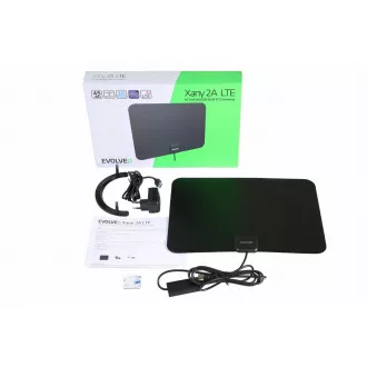 EVOLVEO Xany 2A, 230/5V, aktive Raumantenne FM/DAB /DVB-T2, LTE, 4G, 5G Filter