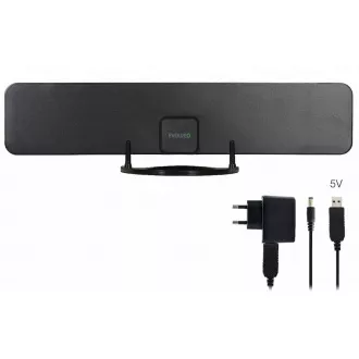 EVOLVEO Xany 2B, 230/5V, aktive Raumantenne FM/DAB /DVB-T2, LTE, 4G, 5G Filter