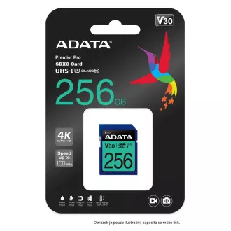 ADATA SDXC-Karte 512 GB Premier Pro UHS-I U3 Class 10 (R: 95 / B: 60 MB / s)