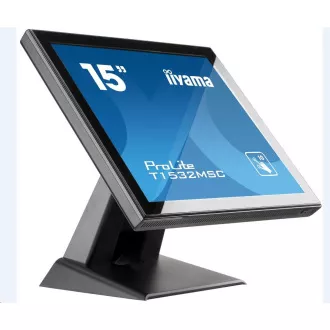 Iiyama ProLite T1532MSC-B5AG, 38,1 cm (15''), projiziert kapazitiv, 10 TP, schwarz