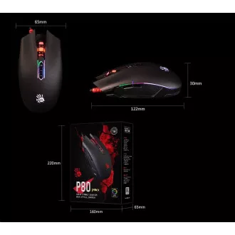 A4tech Gaming-Maus Bloody P80 PRO, RGB, 12000 CPI, USB, CORE 3 A4tech Gaming-Maus Bloody P80 PRO, RGB, 12000 CPI, USB, CORE 3
