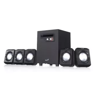 GENIUS Lautsprecher SW-5.1 1020 v2, 26W, schwarz GENIUS Lautsprecher SW-5.1 1020 v2, 26W, schwarz