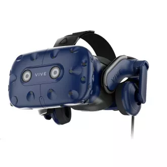 HTC Vive Pro Virtual Reality Headset (Kit), Blau (VR-Brille, Motino-Sensoren, Controller, integriertes Audio) HTC Vive Pro Virtual Reality Headset (Kit), Blau (VR-Brille, Motino-Sensoren, Controller, integriertes Audio)