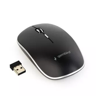 GEMBIRD Maus MUSW-4B-01, schwarz, kabellos, USB-Nano-Empfänger GEMBIRD Maus MUSW-4B-01, schwarz, kabellos, USB-Nano-Empfänger