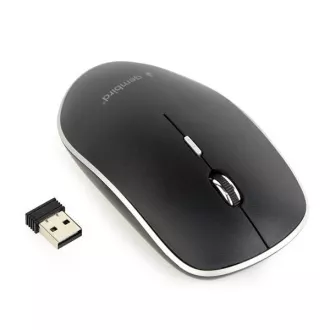 GEMBIRD Maus MUSW-4B-01, schwarz, kabellos, USB-Nano-Empfänger GEMBIRD Maus MUSW-4B-01, schwarz, kabellos, USB-Nano-Empfänger