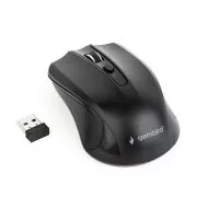 GEMBIRD Maus MUSW-4B-04, schwarz, kabellos, USB-Nano-Empfänger