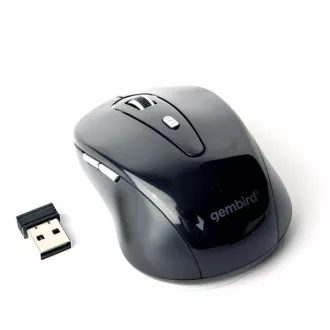GEMBIRD Maus MUSW-6B-01, schwarz, kabellos, USB-Nano-Empfänger GEMBIRD Maus MUSW-6B-01, schwarz, kabellos, USB-Nano-Empfänger