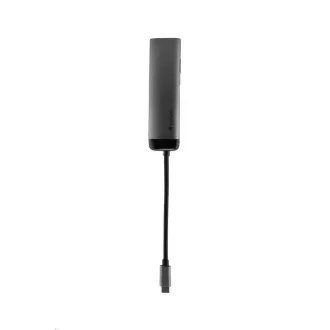 VERBATIM USB-C 4in1 Dockingstation, 1x HDMI, 1xUSB-C, 2xUSB, grau