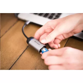 VERBATIM HUB USB-C auf RJ45 Adapter
