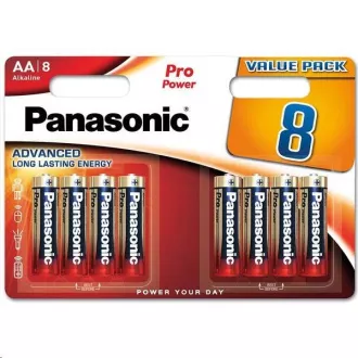 PANASONIC Pro Power Alkaline-Batterien LR6PPG/8BW AA 1, 5V (Blistr 8pcs)