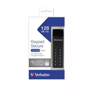 VERBATIM USB 3.0 Laufwerk 128 GB - Keypad Secure (R: 160 / W: 150 MB / s) DSGVO VERBATIM USB 3.0 Laufwerk 128 GB - Keypad Secure (R: 160 / W: 150 MB / s) DSGVO