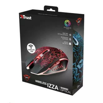 TRUST Mouse GXT 107 Izza Kabellose optische Gaming-Maus TRUST Mouse GXT 107 Izza Kabellose optische Gaming-Maus