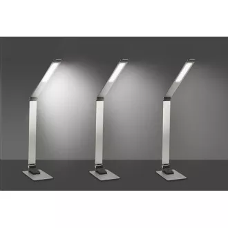 Solight LED Tischleuchte dimmbar, 11W, Farbwechsel, Aluminium gebürstet, silber Solight LED Tischleuchte dimmbar, 11W, Farbwechsel, Aluminium gebürstet, silber