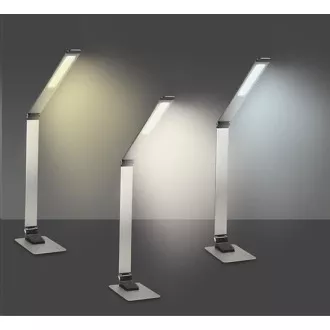 Solight LED Tischleuchte dimmbar, 11W, Farbwechsel, Aluminium gebürstet, silber Solight LED Tischleuchte dimmbar, 11W, Farbwechsel, Aluminium gebürstet, silber