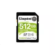 Kingston 512 GB SecureDigital Canvas Select Plus (SDC) 100R 85W Klasse 10 UHS-I