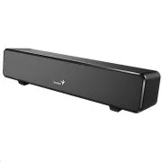 GENIUS Lautsprecher USB SoundBar 100 / kabelgebunden / 6W / USB / 3,5" Klinke / schwarz