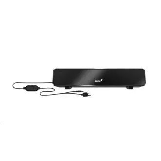 GENIUS Lautsprecher USB SoundBar 100 / kabelgebunden / 6W / USB / 3,5" Klinke / schwarz