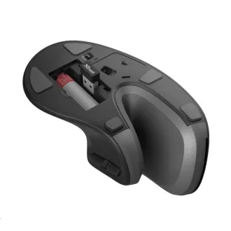 TRUST ergonomische vertikale Maus Verro Wireless Ergonomic Mouse, schwarz