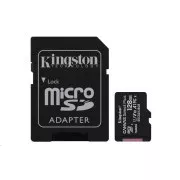 Kingston 128-GB-MikrofonSDXC Canvas Select Plus 100R A1 C10-Karte + SD-Adapter