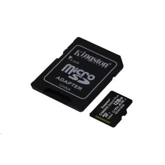 Kingston 128-GB-MikrofonSDXC Canvas Select Plus 100R A1 C10-Karte + SD-Adapter