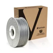 VERBATIM 3D Drucker Filament PLA 1,75mm, 335m, 1kg silber / metallgrau (55275)