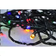 Solight LED-Weihnachtskette für den Außenbereich, 500 LEDs, 50m, 5m Zuleitung, 8 Funktionen, Timer, IP44, mehrfarbig