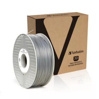 VERBATIM 3D Drucker Filament ABS 1,75mm, 404m, 1kg silber / metallgrau (OLD PN 55016)