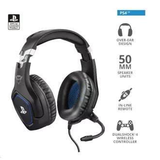 TRUST GXT 488 Forze PS4 Gaming-Headset - Sony-Lizenz - schwarz