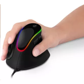 CONNECT IT GAME FOR HEALTH ergonomische vertikale Maus, kabelgebunden, schwarz CONNECT IT GAME FOR HEALTH ergonomische vertikale Maus, kabelgebunden, schwarz