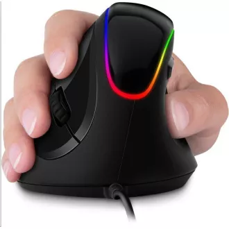 CONNECT IT GAME FOR HEALTH ergonomische vertikale Maus, kabelgebunden, schwarz CONNECT IT GAME FOR HEALTH ergonomische vertikale Maus, kabelgebunden, schwarz