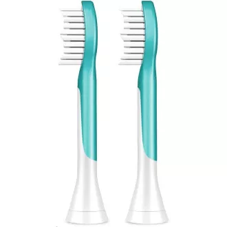Philips HX6042/33 Sonicare für Kinder, Ersatzköpfe, für Kinder, Standardgröße, 2 Stück, aufsteckbar, aqua Philips HX6042/33 Sonicare für Kinder, Ersatzköpfe, für Kinder, Standardgröße, 2 Stück, aufsteckbar, aqua