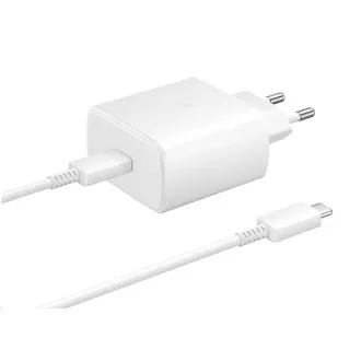 Samsung Reiseladegerät EP-TA845XWE, Quickcharge 45W, USB-C, weiß Samsung Reiseladegerät EP-TA845XWE, Quickcharge 45W, USB-C, weiß