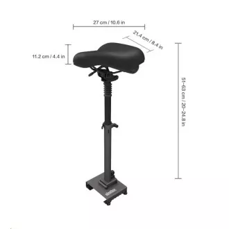 Klappbarer gepolsterter Sitz für Xiaomi Scooter M365 / Essential / 1S / 3 (Bulk) Klappbarer gepolsterter Sitz für Xiaomi Scooter M365 / Essential / 1S / 3 (Bulk)